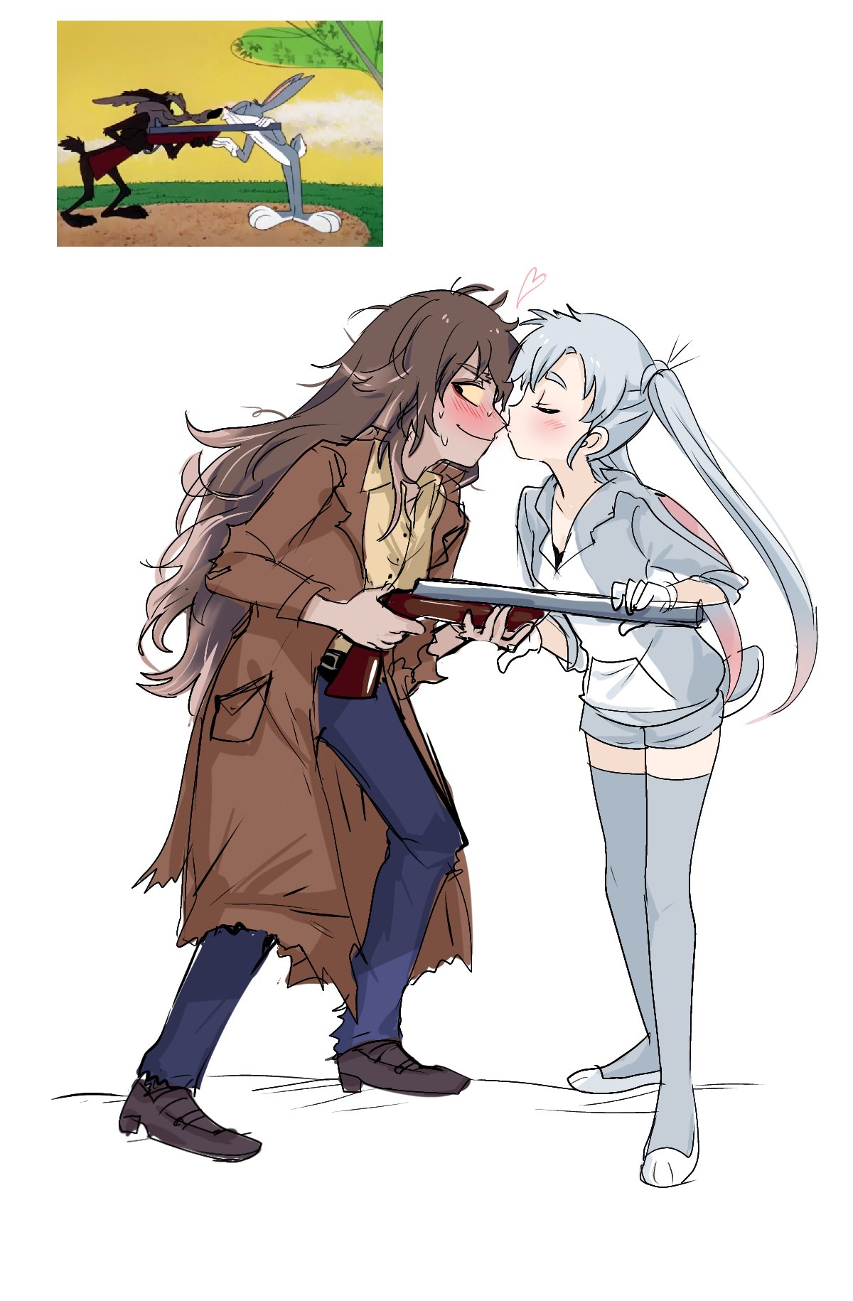 Dynasty Reader » Image › Himugatoki, Looney Tunes, Bugs Bunny x Wile E